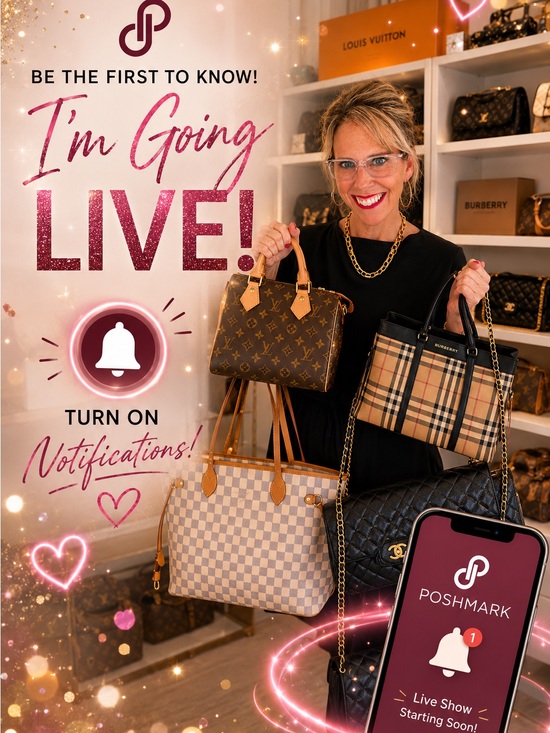 Louis Vuitton Handbags - IM GOING LIVE!!! Join me now!!!